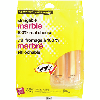No Name Cheese Sticks Stringable Marble 588 g, $1.87/100g