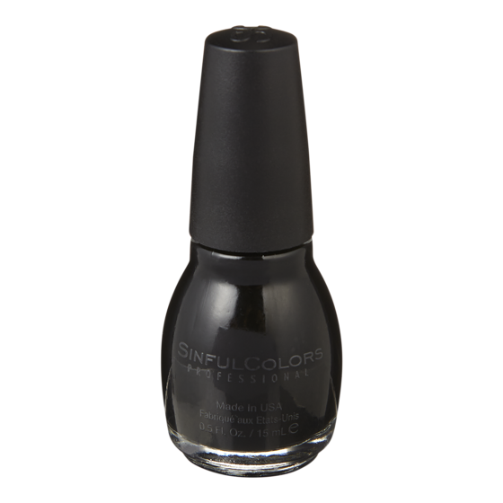 Sinful Colours Professional Nail Polish Enamel, Black On Black 15 ml, $23.27/100ml
