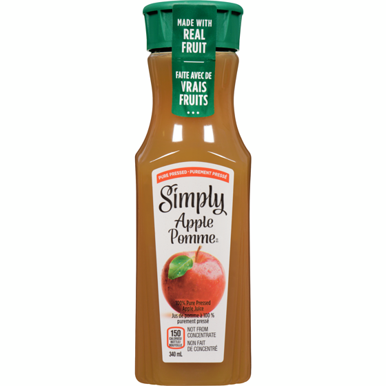 Minute Maid Jus de pomme Bottle 340 ml, 0,66 $/100ml