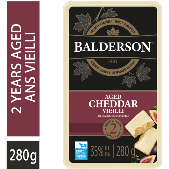 Balderson 2 Year Aged Cheddar Cheese 280 g, $5.18/100g