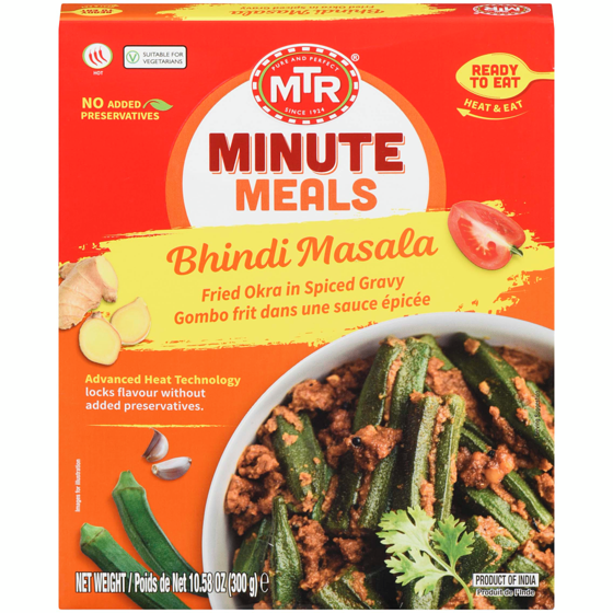 MTR Bhindi Masala Curry 300 g, $0.83/100g
