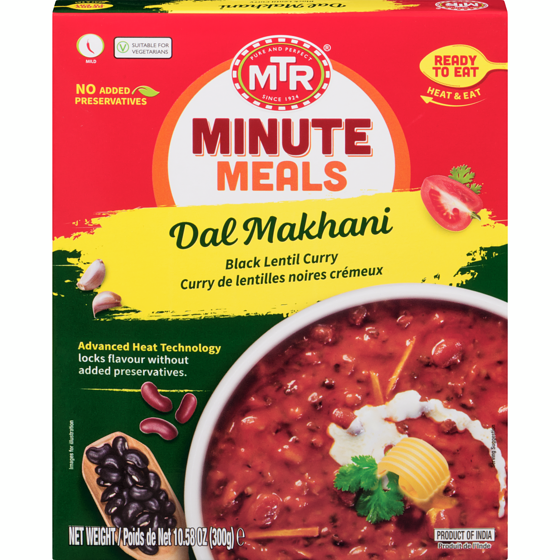MTR Dal Makhani 300 g, $1.00/100g