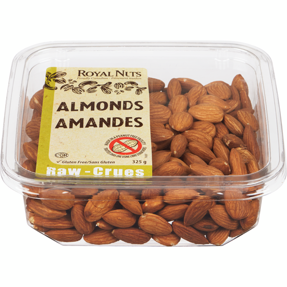 Royal Nuts Natural Raw Almonds 325 g, $4.62/100g