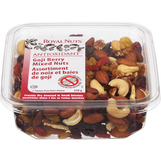 Royal Nuts Goji Berries And Mixed Nuts 350 g, $3.43/100g