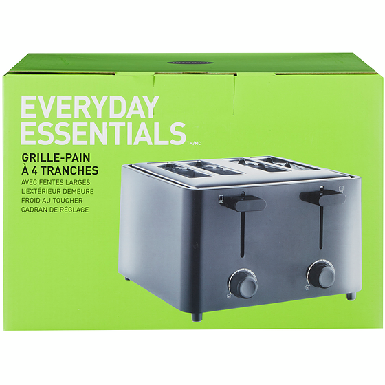 Everyday Essentials Grille-pain à 4 tranches 1 ea, 55,00 $/1ch