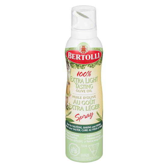 Bertolli Huile d’olive légère en vaporisateur 155 ml, 4,19 $/100ml