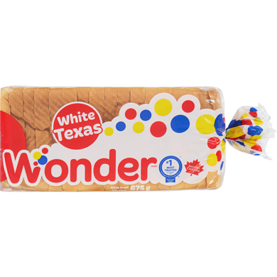 Wonder Pain de style Texas 675 g, 0,52 $/100g