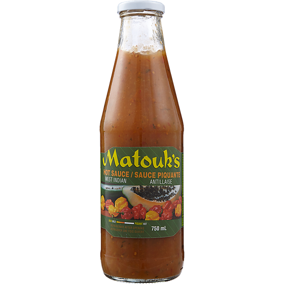 Matouks West Indian Hot Sauce 750 ml, $1.07/100ml