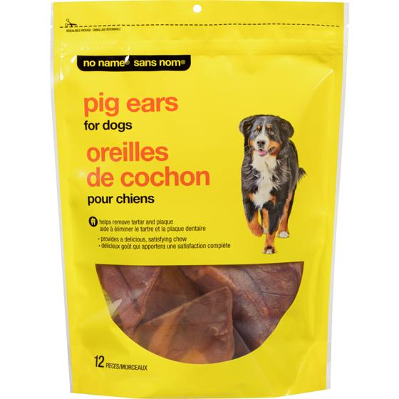 Sans Nom Oreilles de cochon pour chiens 12 ea, 2,00 $/1ch