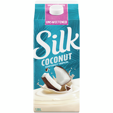 Silk Coconut Milk Alternative, Unsweetened, Dairy Free 1.89 l, $0.28/100ml
