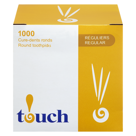 null Cure-dents arrondis 1000 ea, 0,00 $/1ch