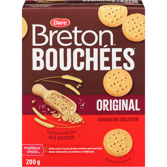 Dare Craquelins Breton Bouchées Original 200 g, 2,25 $/100g