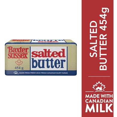 Baxter Sussex Salted Butter 454 g, $1.98/100g