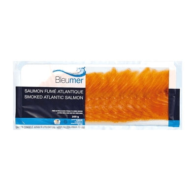 null Bluemer Smoked Atlantic Salmon 300 g, $4.00/100g