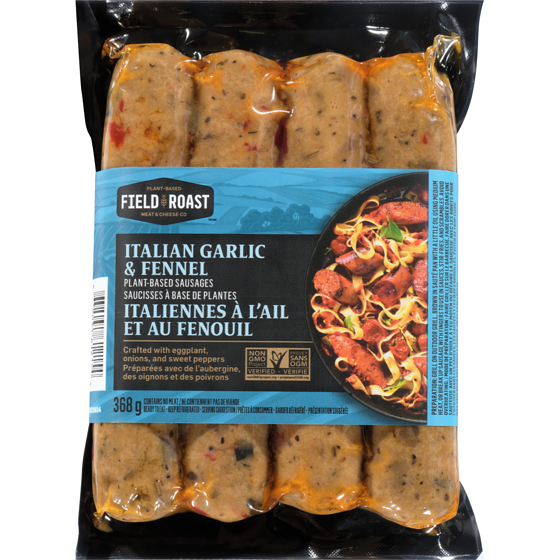 Field Roast Italian Garlic & Fennel Plant-Based Sausage 368 g, $2.17/100g