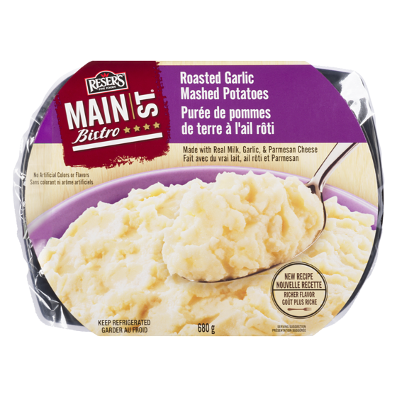 Reser's Garlic Mashed Potatoes  680 g, $1.10/100g