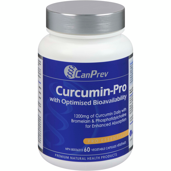 CanPrev Pro Essentials Curcumin-Pro with Optimised Bioavailability 60 Vegetable Capsules 60 ea, $0.50/1ea