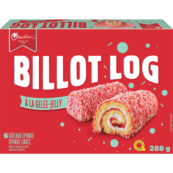 Vachon Jelly Log Rolled Sponge Cakes 288 g, $1.21/100g