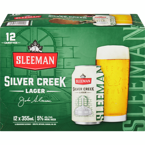 Sleemans Sleeman Silver Creek en canettes (Pièce d’identité requise au moment du ramassage) 12x355.0 ml, 0,57 $/100ml