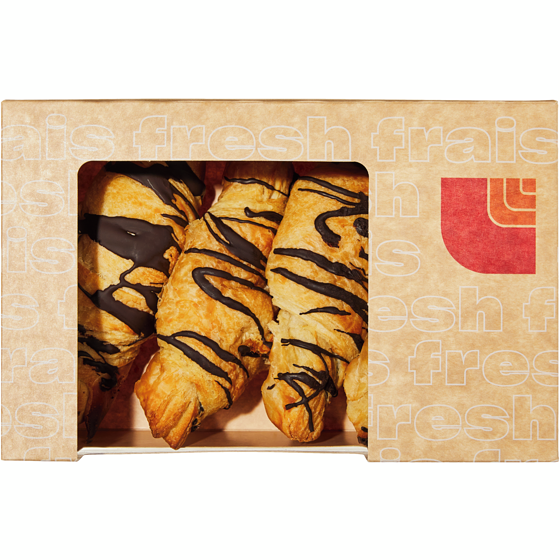 null All Butter Chocolatine 4 pack 216 g, $2.78/100g