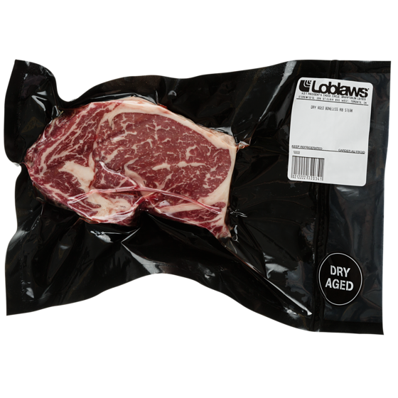 null Dry Aged Beef Boneless Prime Rib Steak $130.05/1kg $59.01/1lb
