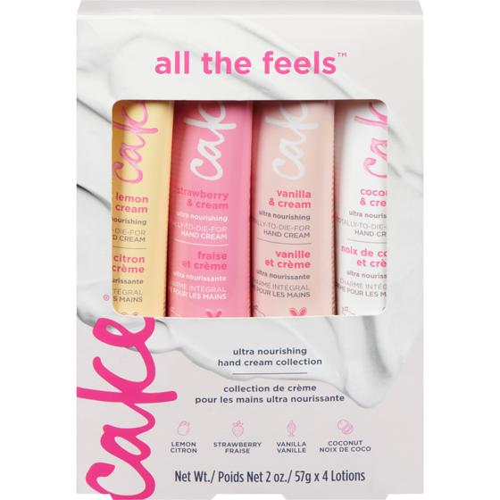 Cake Beauty Hand Cream, Mini 4-Pack 4x60.0 ml, $26.65/100ml