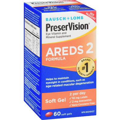 Bausch+Lomb Preservision Eye Vitamin And Mineral Supplement