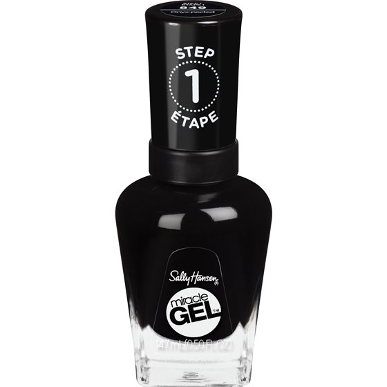 Sally Hansen Miracle Gel Gel Color Step 1 849 Onyx-Pected 14.7 ml