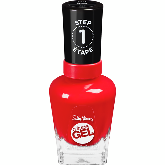 Sally Hansen Miracle Gel Nail Color, Red Eye 14.7 ml
