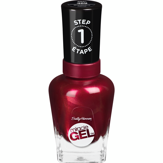 Sally Hansen Miracle Gel Nail Color, Bordeaux Glow 14.7 ml