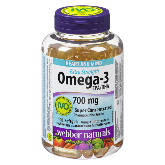 Webber Naturals Omega-3, Super Concentrate 100 ea, $0.27/1ea