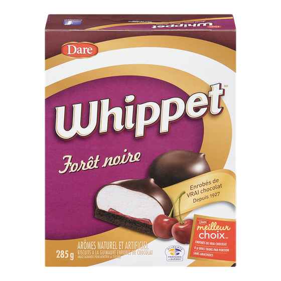 Dare Biscuits Whippet Forêt noire 285 g, 1,75 $/100g