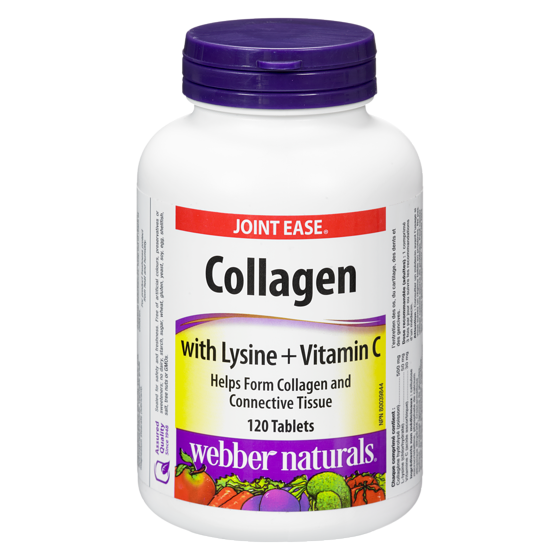 Webber Naturals Collagen with Lysine + Vitamin C 120 ea, $0.21/1ea