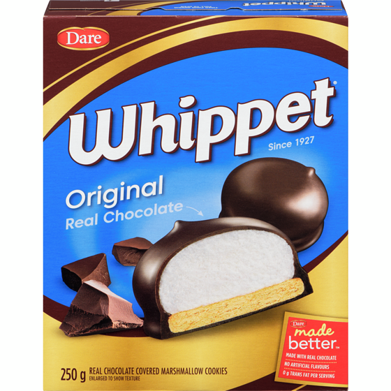 Dare Whippet Original Cookies 250 g, $2.00/100g