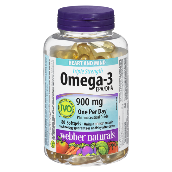 Webber Naturals Omega-3, Triple Strength 80 ea, $0.36/1ea