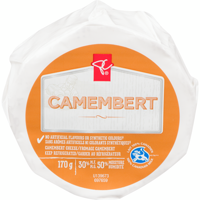 President's Choice Camembert Cheese 170 g, $4.88/100g