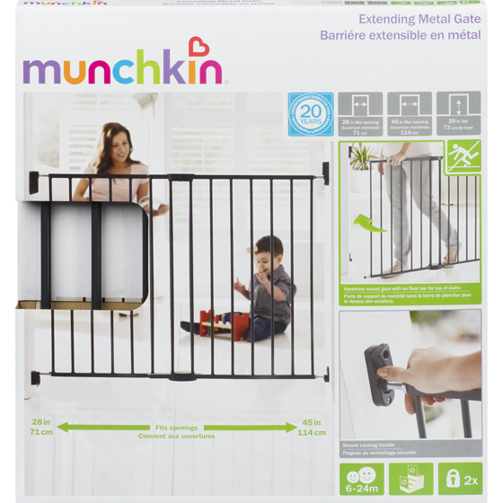 Munchkin Extendable Metal Gate 1 ea, $57.99/1ea