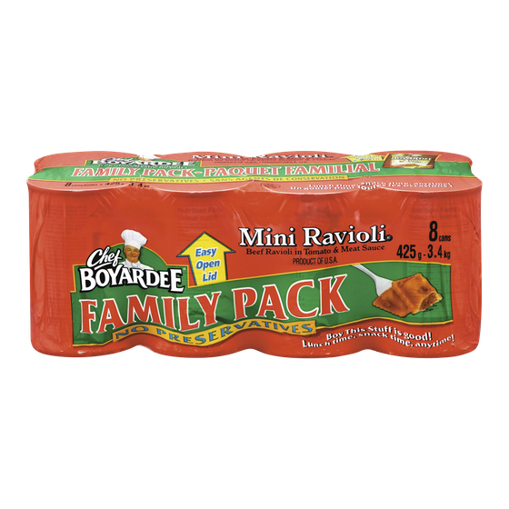 Chef Boyardee Mini Ravioli (Case) 8x425.0 ml, $0.62/100ml