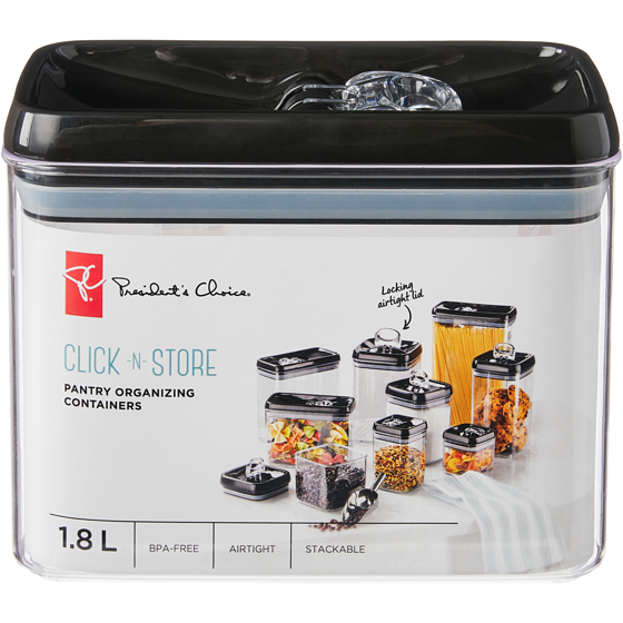 le Choix du Président Click-n-Store Contenant 1,8 L 1 ea, 12,00 $/1ch