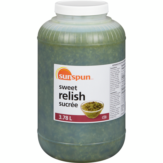 Sunspun Sweet Relish 3.78 l, $0.34/100ml