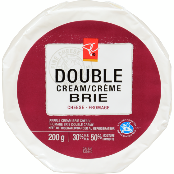 President's Choice Double Cream Brie Cheese 200 g, $4.15/100g