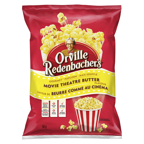 Orville Redenbacher’s Maïs soufflé prêt à manger Beurre comme au cinéma 50 g, 3,58 $/100g
