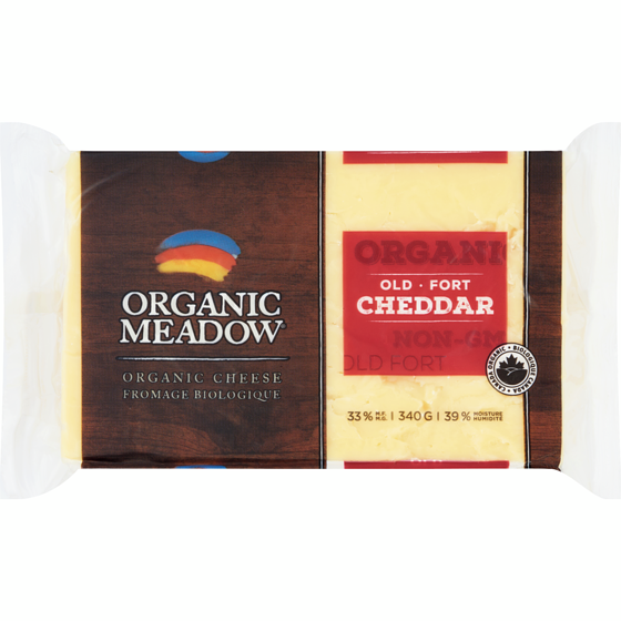 Organic Meadow Organic Cheese, Old Cheddar 340 g, $4.11/100g