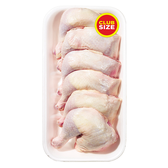 null Cuisses de poulet avec dos, Format club 9,90 $/1kg 4,49 $/1lb