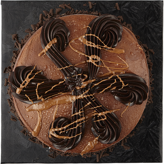null Salted Caramel Cake, 8in 1.3 kg, $1.69/100g