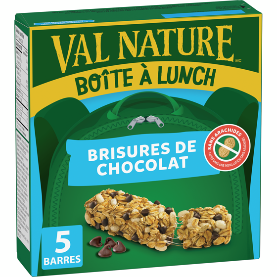 Nature Valley Barres granola Boîte à lunch grains de chocolat tendres 130 g, 3,07 $/100g