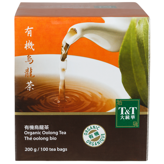 T&T Thé Oolong biologique 200 g, 4,00 $/100g