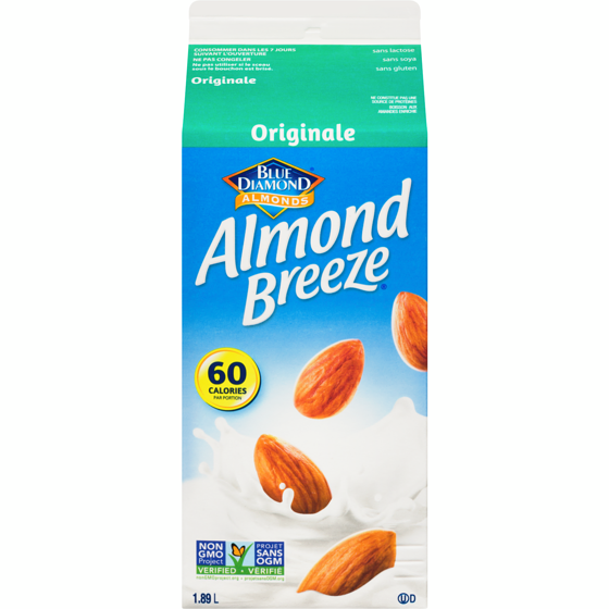 Blue Diamond Boisson aux amandes Almond Breeze, saveur originale 1.89 l, 0,24 $/100ml