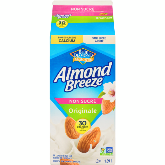 Blue Diamond Lait d’amande non sucré original 1.89 l, 0,24 $/100ml
