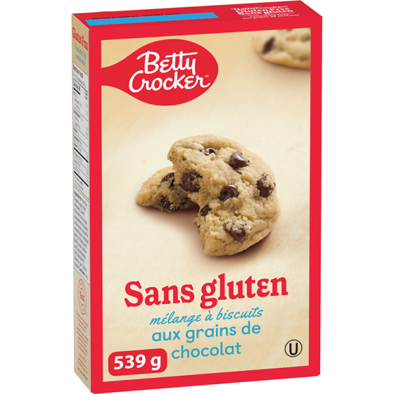 Betty Crocker Mélange à Biscuits Sans Gluten, Pépites de Chocolat 539 g, 1,67 $/100g